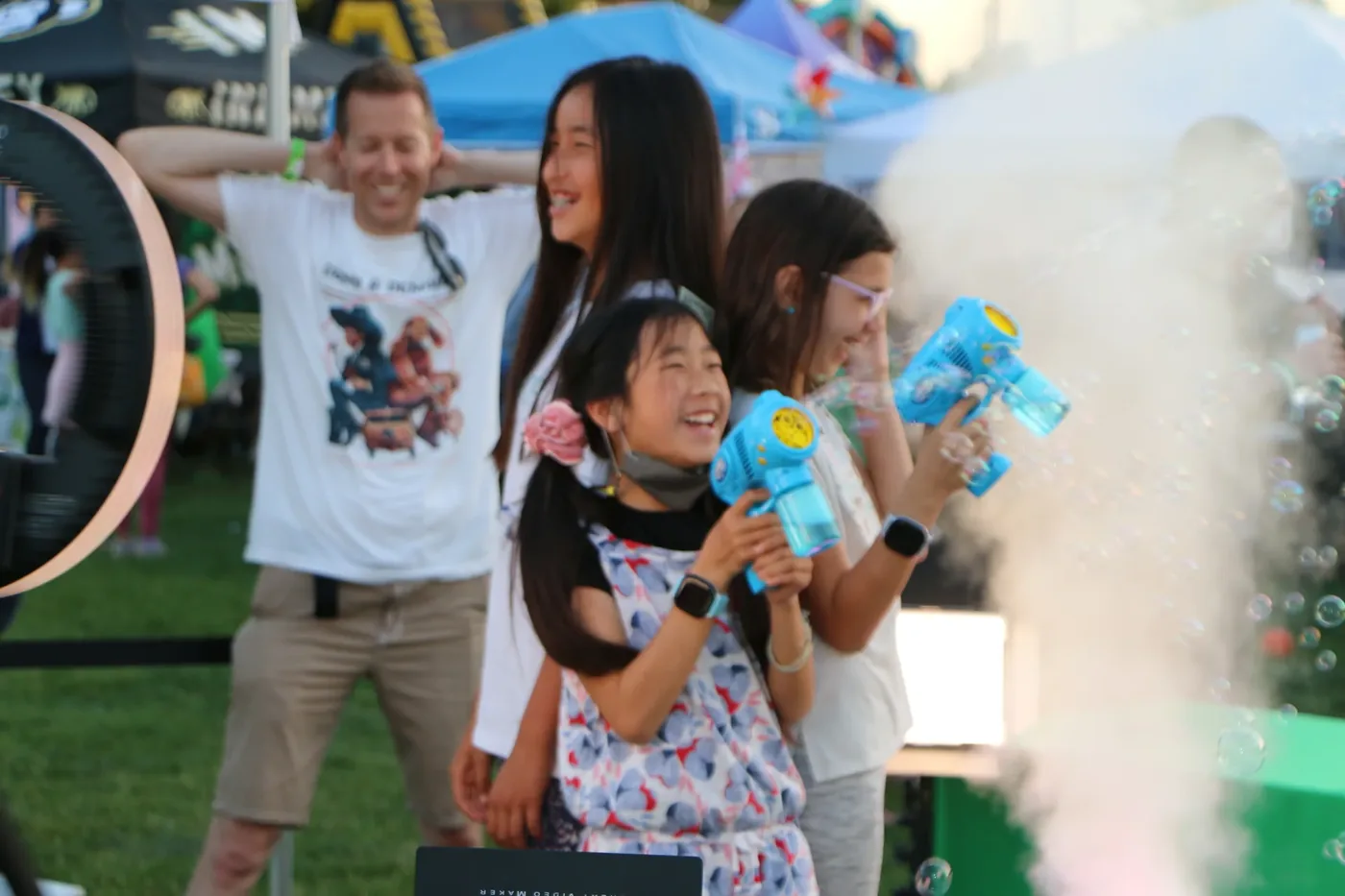Crowds fill the festival grounds at Celebrate Davis in Davis, California